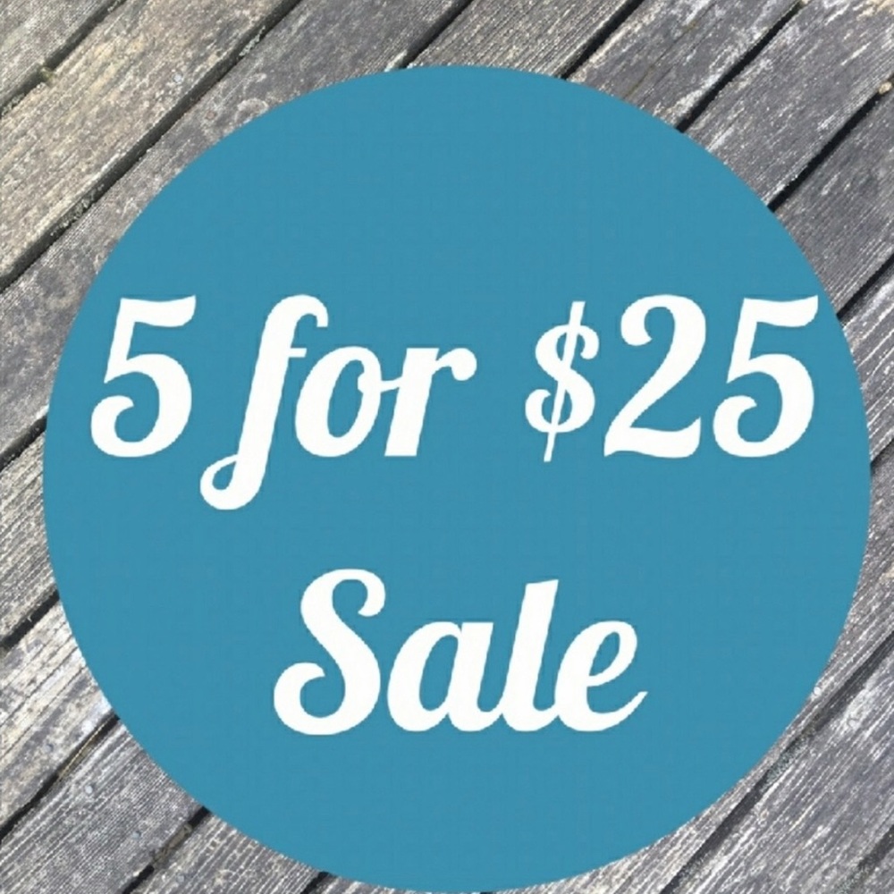 NEW NEW NEW!!! Jewelry priced at $8 can be bundled for 3/$15 or 5/$25!!!